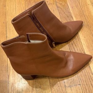 L’Agence Elegant Brown Ankle Boots
